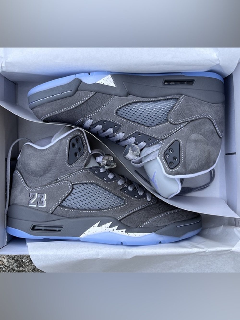 Air Jordan 5 Retro wolf grey